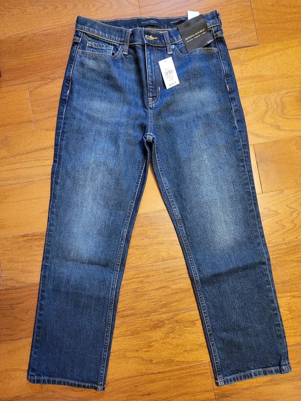 Banana Republic Womens High Rise Straight Dark Blue Jeans 29P